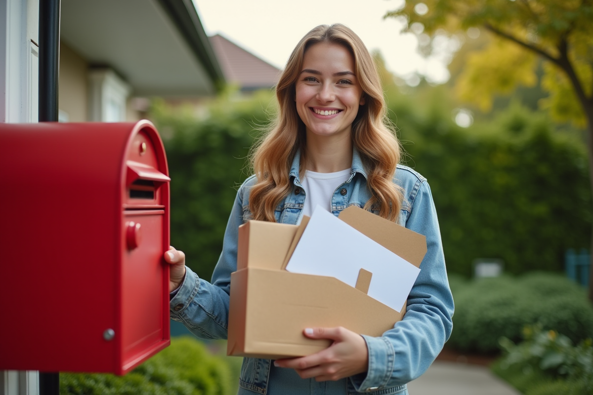 courrier réception